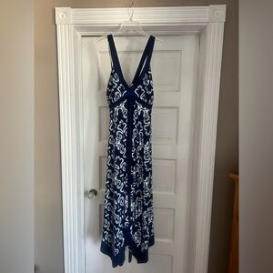 INC Maxi Handkerchief Hem Dress